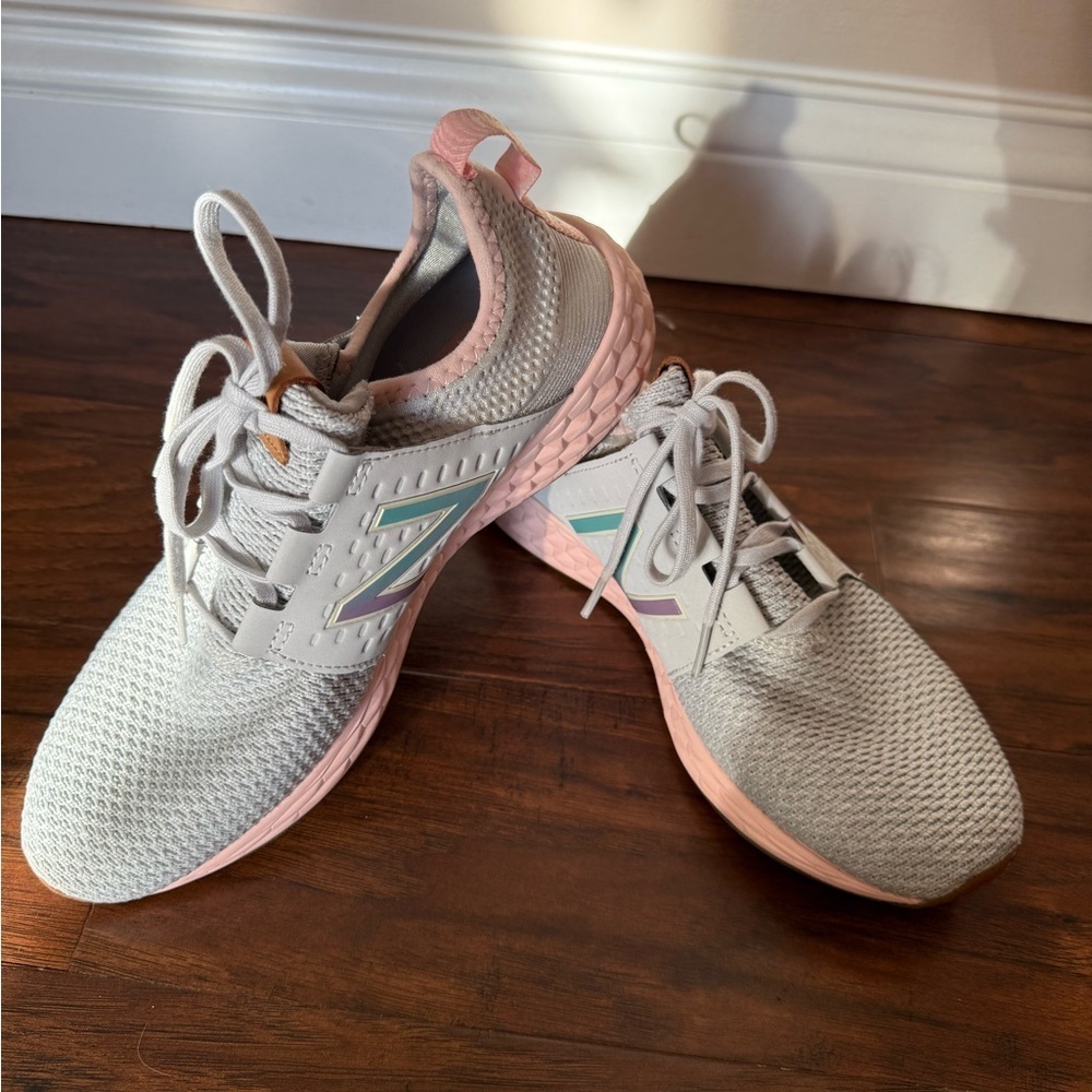 New Balance Fresh Foam Cruz V Reissue Women's Sneakers - White and Pink-Size 9.5 - Picture 4 of 12